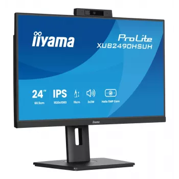 Monitor komputerowy iiyama XUB2490HSUH-B2 60.5 cm (23.8 cala) 1920 x 1080 pikseli Full HD LED Czarny