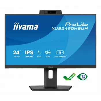 Monitor komputerowy iiyama XUB2490HSUH-B2 60.5 cm (23.8 cala) 1920 x 1080 pikseli Full HD LED Czarny