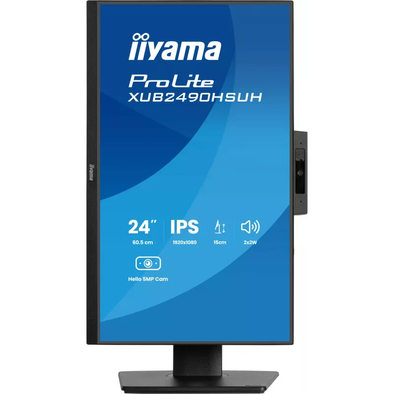 Monitor komputerowy iiyama XUB2490HSUH-B2 60.5 cm (23.8 cala) 1920 x 1080 pikseli Full HD LED Czarny
