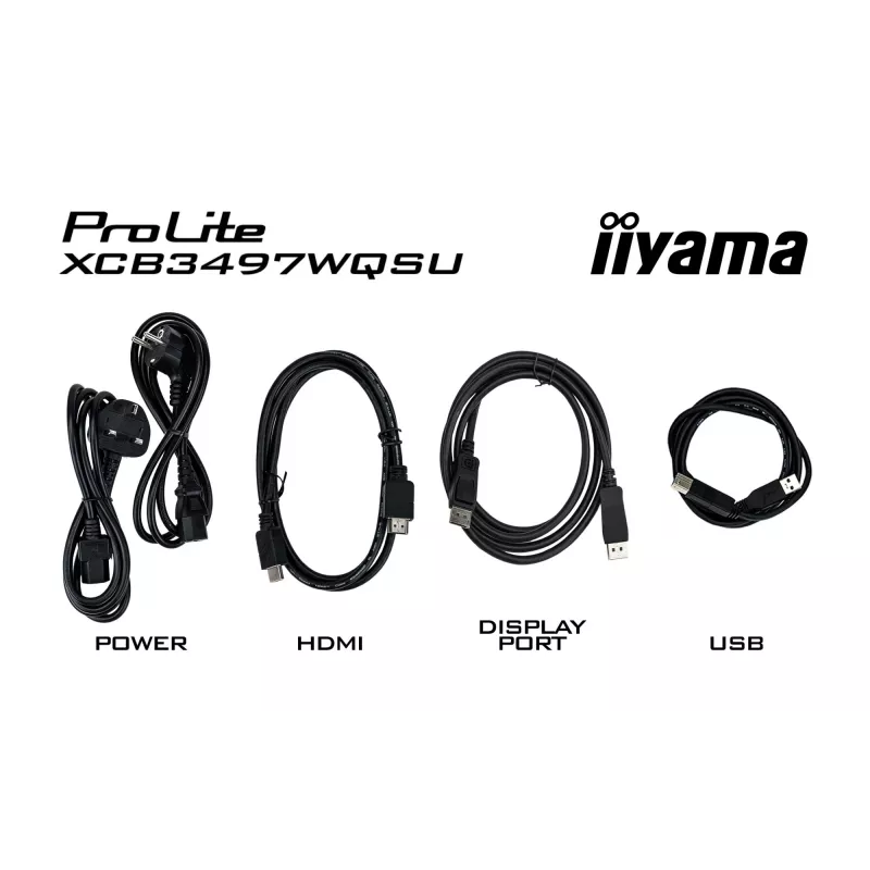 Monitor komputerowy iiyama ProLite XCB3494WQSU-B1 86,4 cm (34 cale) 3440 x 1440 pikseli UltraWide Quad HD LED Czarny
