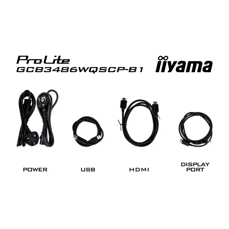 Monitor komputerowy iiyama G-MASTER GCB3486WQSCP-B1 86,4 cm (34 cali) 3440 x 1440 pikseli UltraWide Quad HD Czarny