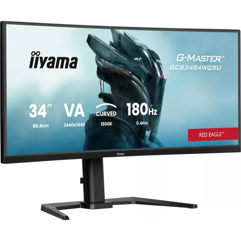 Monitor komputerowy iiyama G-MASTER GCB3484WQSU-B1 86,4 cm (34 cale) 3440 x 1440 pikseli UltraWide Quad HD LED Czarny