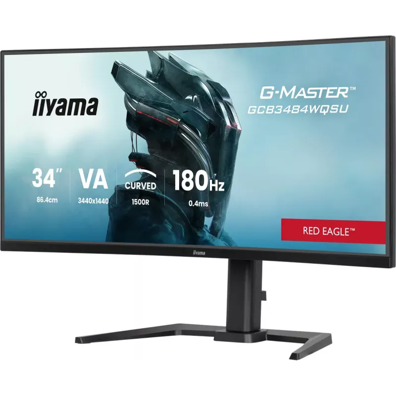 Monitor komputerowy iiyama G-MASTER GCB3484WQSU-B1 86,4 cm (34 cale) 3440 x 1440 pikseli UltraWide Quad HD LED Czarny