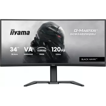 iiyama GCB3482WQSU-B1 monitor komputerowy 86,4 cm (34 cale) 3440 x 1440 pikseli UltraWide Quad HD LED Czarny