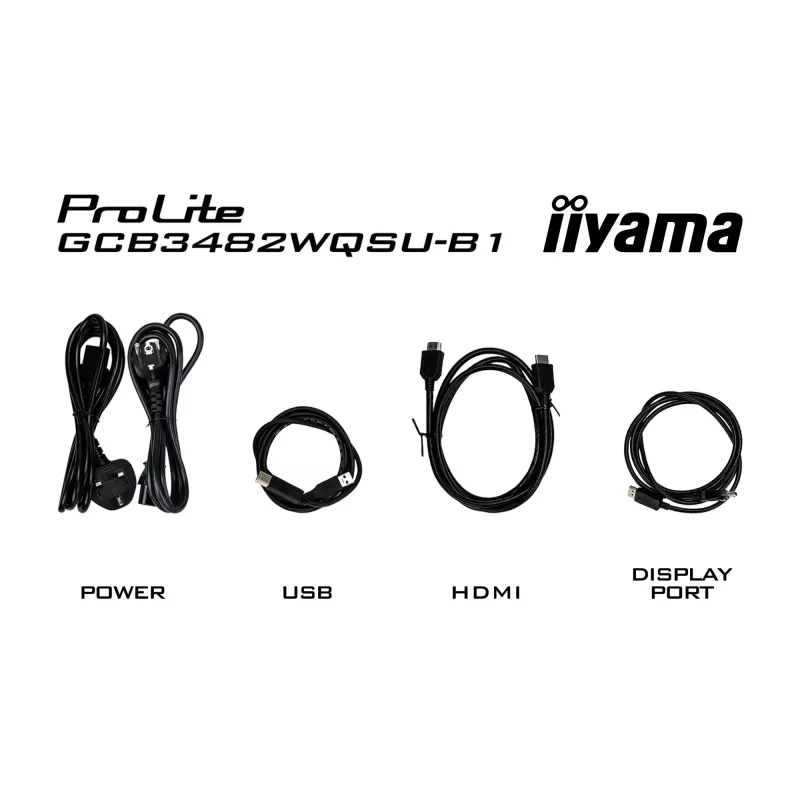 iiyama GCB3482WQSU-B1 monitor komputerowy 86,4 cm (34 cale) 3440 x 1440 pikseli UltraWide Quad HD LED Czarny