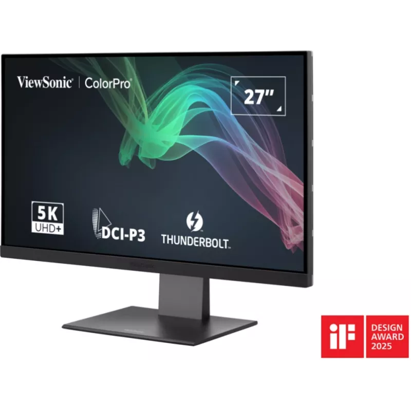 Monitor komputerowy Viewsonic VP2788-5K 68,6 cm (27 cali) 5120 x 2880 pikseli 5K Ultra HD LED Czarny