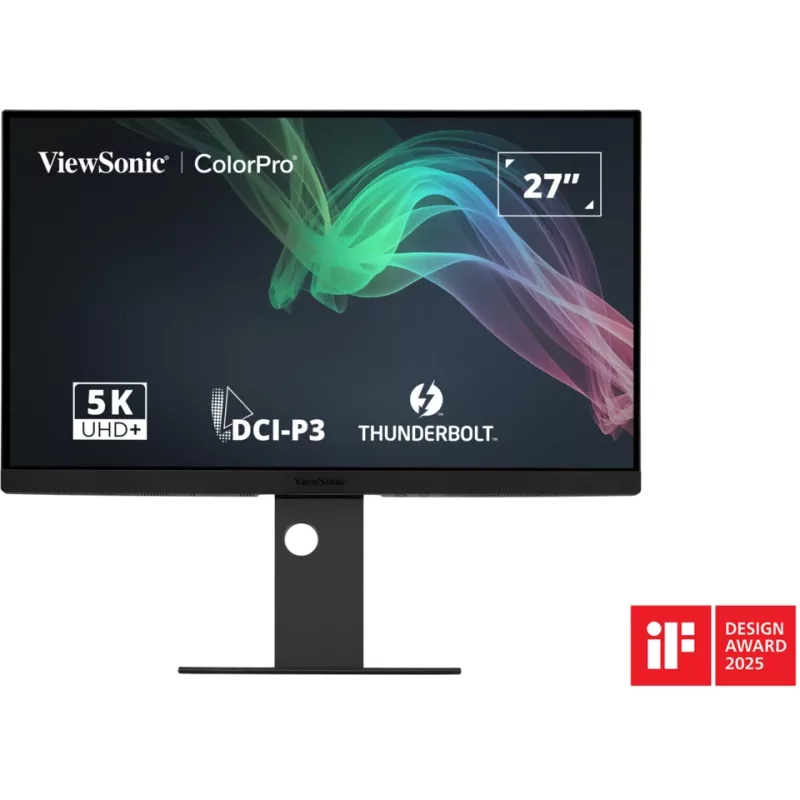 Monitor komputerowy Viewsonic VP2788-5K 68,6 cm (27 cali) 5120 x 2880 pikseli 5K Ultra HD LED Czarny