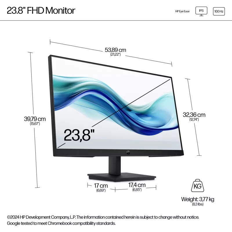 Monitor HP Series 3 Pro 23.8 cal FHD LCD 1920x1080