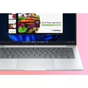 HP EliteBook 8 G1a AMD Ryzen™ AI 7 250 Laptop 35,6 cm (14 cali) WUXGA 32 GB DDR5-SDRAM Wi-Fi 7 (802.11be) Windows 11 Pro AI PC Srebrny
