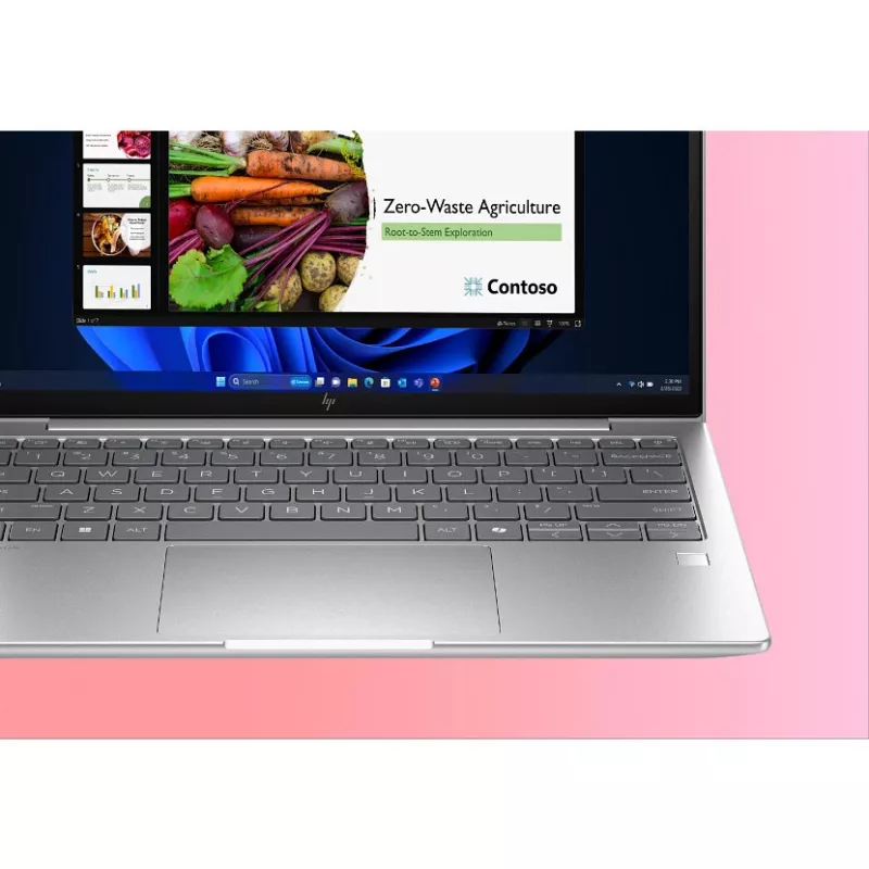 HP EliteBook 6 G1i AI PC Intel Core Ultra 5 225U Laptop 33,8 cm (13,3 cala) WUXGA 16 GB DDR5-SDRAM Wi-Fi 7 (802.11be) Windows 11 Pro Srebrny