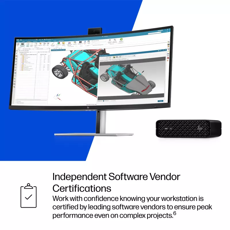 HP Z2 G1i Intel Core Ultra 7 265K 32 GB DDR5-SDRAM NVIDIA RTX 2000 Ada Windows 11 Pro Mini PC Stacja robocza AI, AI PC