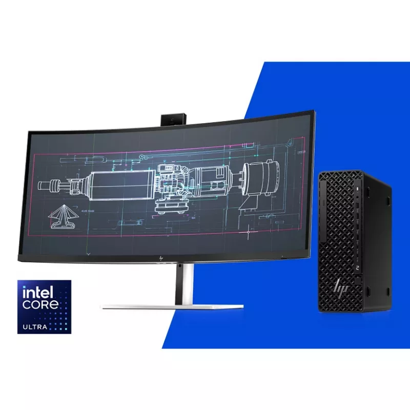 HP Z2 SFF G1i Intel Core Ultra 7 265K 32 GB DDR5-SDRAM NVIDIA RTX A400 Windows 11 Pro Stacja robocza AI, Komputer AI