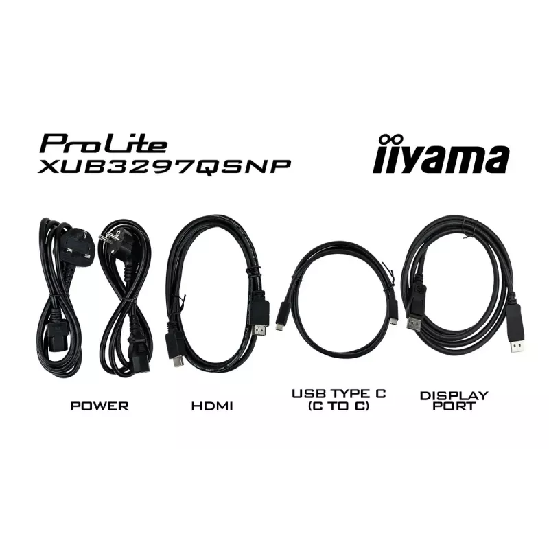 Monitor komputerowy iiyama ProLite XUB3297QSNP-B1 81,3 cm (32 cale) 2560 x 1440 pikseli Quad HD LED Czarny