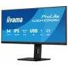 Monitor komputerowy IIYAMA ProLite XUB3493WQSU-B6 34 cala 3440×1440 UltraWide QHD IPS LED, 1 ms, hub USB 3.2, głośniki, VESA, regulacja wysokości