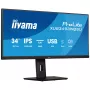 Monitor komputerowy IIYAMA ProLite XUB3493WQSU-B6 34 cala 3440×1440 UltraWide QHD IPS LED, 1 ms, hub USB 3.2, głośniki, VESA, regulacja wysokości