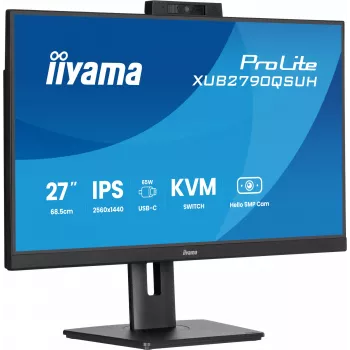 Monitor komputerowy iiyama ProLite XUB2790QSUH-B2 68,6 cm (27 cali) 2560 x 1440 pikseli Quad HD LED Czarny