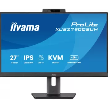 Monitor komputerowy iiyama ProLite XUB2790QSUH-B2 68,6 cm (27 cali) 2560 x 1440 pikseli Quad HD LED Czarny