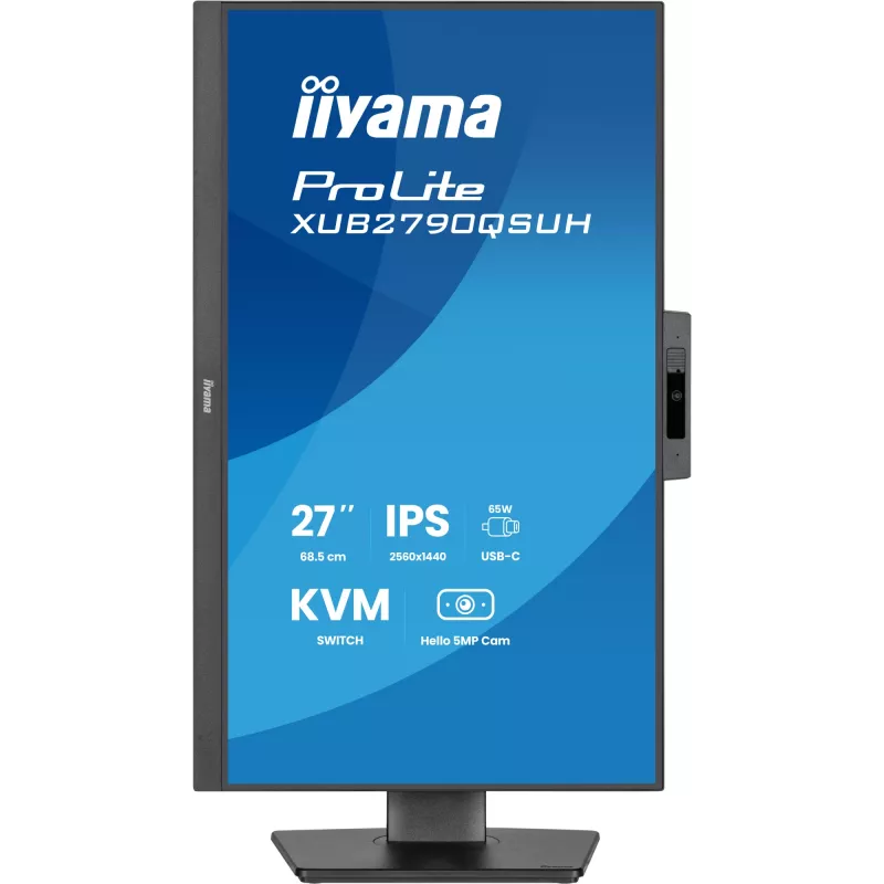 Monitor komputerowy iiyama ProLite XUB2790QSUH-B2 68,6 cm (27 cali) 2560 x 1440 pikseli Quad HD LED Czarny