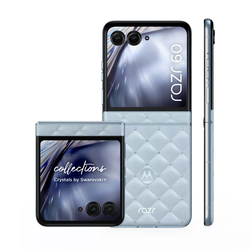 Motorola razr 60 + moto buds loop 17,5 cm (6,9 cala) Dual SIM Android 15 5G USB Type-C 8 GB 256 GB 4500 mAh kolor niebieski