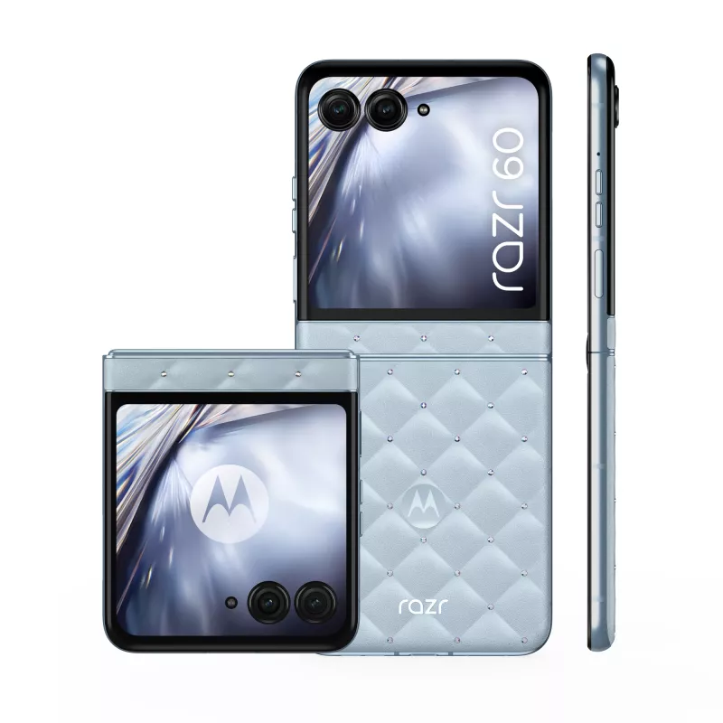 Motorola razr 60 + moto buds loop 17,5 cm (6,9 cala) Dual SIM Android 15 5G USB Type-C 8 GB 256 GB 4500 mAh kolor niebieski