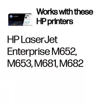 HP 655A czarna oryginalna LaserJet kaseta z tonerem, 12500 stron, czarna, 1 szt.