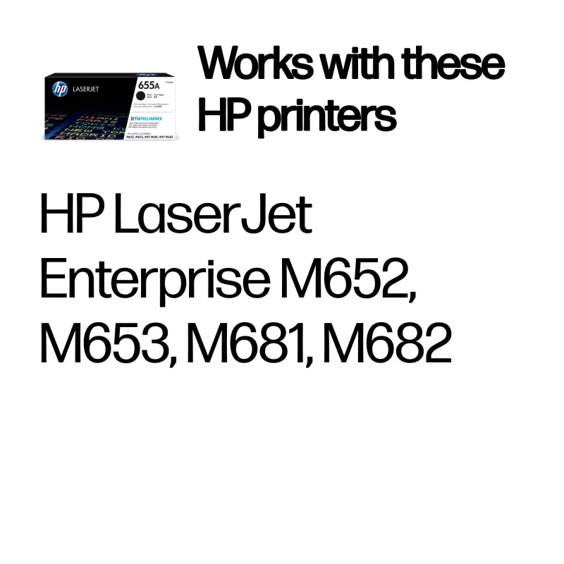 HP 655A czarna oryginalna LaserJet kaseta z tonerem, 12500 stron, czarna, 1 szt.