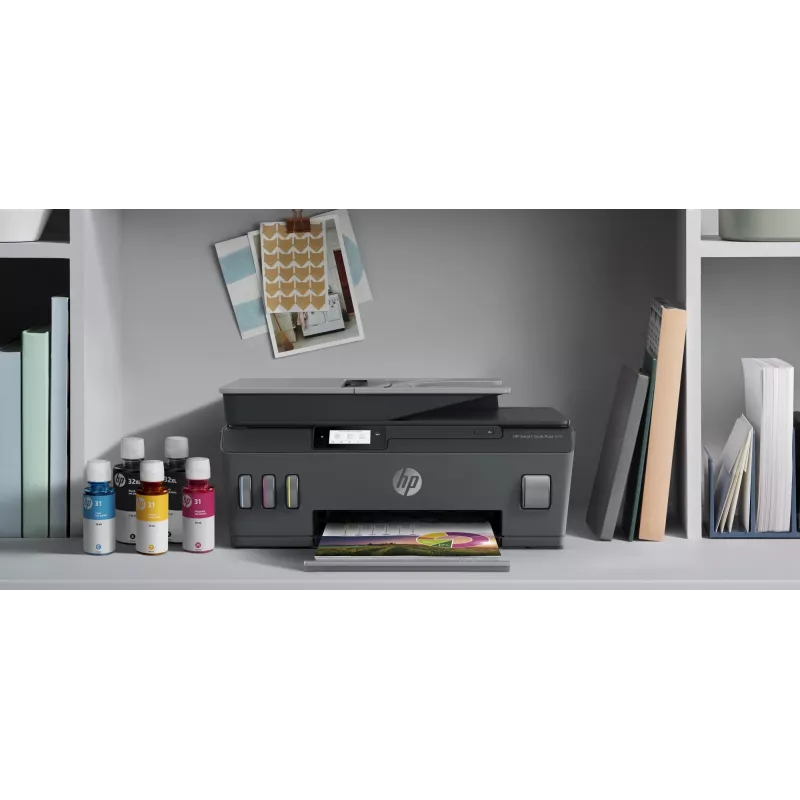 HP Smart Tank Plus 570 Bezprzewodowa kolorowa drukarka wielofunkcyjna, kopiarka, skaner