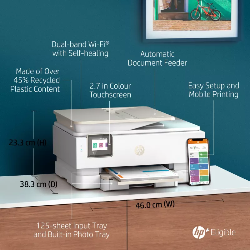 HP ENVY Inspire 7920e Bezprzewodowa kolorowa drukarka wielofunkcyjna, Instant Ink; Kopiarka, Skaner