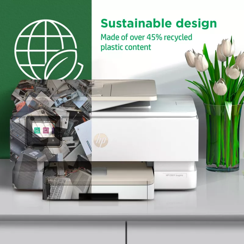 HP ENVY Inspire 7920e Bezprzewodowa kolorowa drukarka wielofunkcyjna, Instant Ink; Kopiarka, Skaner