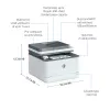 Drukarka HP LaserJet Pro 3002dn Laser Szaro-Biała