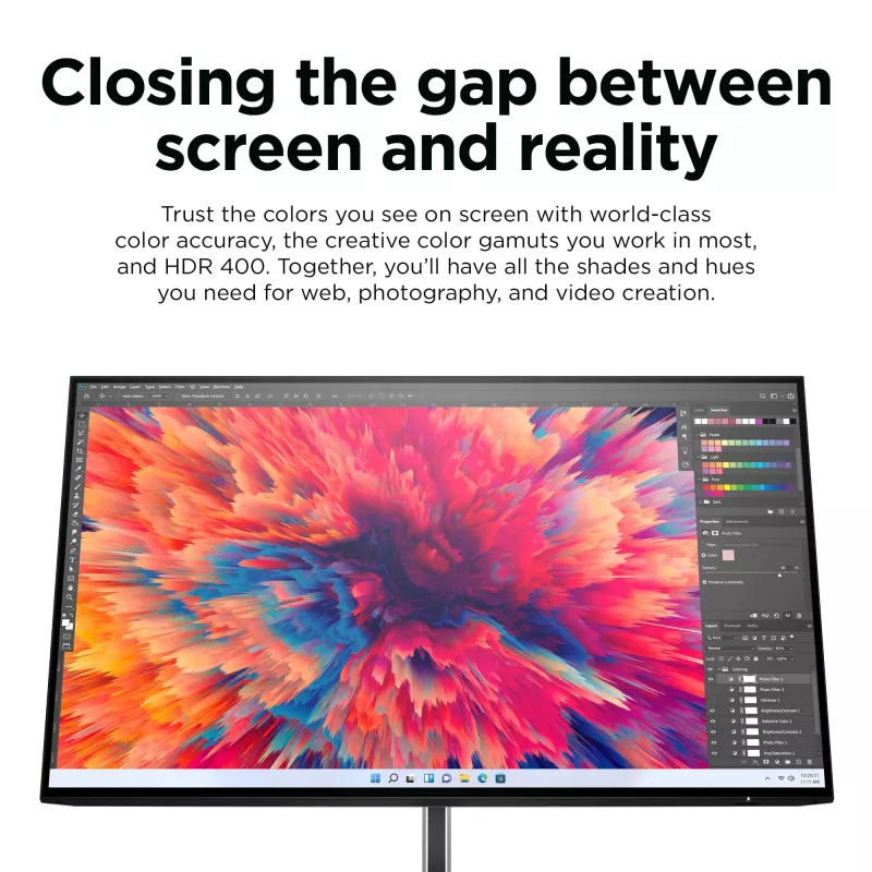 Monitor HP Z24q G3 QHD, 60,5 cm (23,8 cala), 2560 x 1440 pikseli, Quad HD, LCD, 5 ms, Srebrny
