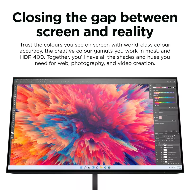 Monitor HP Z24q G3 QHD, 60,5 cm (23,8 cala), 2560 x 1440 pikseli, Quad HD, LCD, 5 ms, Srebrny
