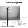 Monitor HP Z24q G3 QHD, 60,5 cm (23,8 cala), 2560 x 1440 pikseli, Quad HD, LCD, 5 ms, Srebrny