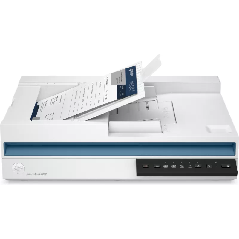 Skaner HP Scanjet Pro 2600 f1 płaski i z podajnikiem ADF 600 x 600 DPI A4 Biały