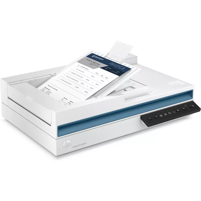 Skaner HP Scanjet Pro 2600 f1 płaski i z podajnikiem ADF 600 x 600 DPI A4 Biały