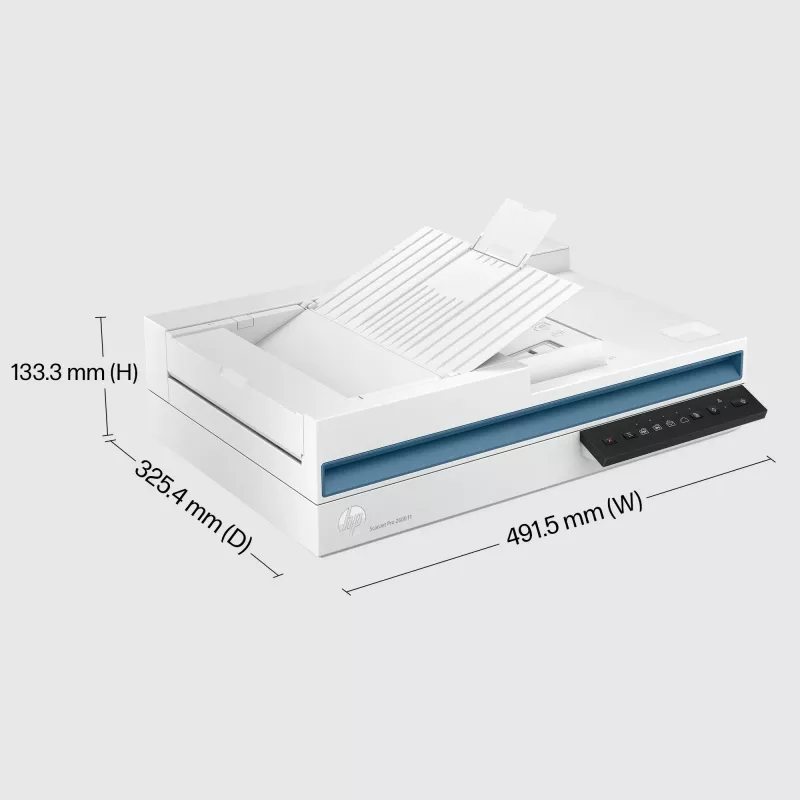 Skaner HP Scanjet Pro 2600 f1 płaski i z podajnikiem ADF 600 x 600 DPI A4 Biały