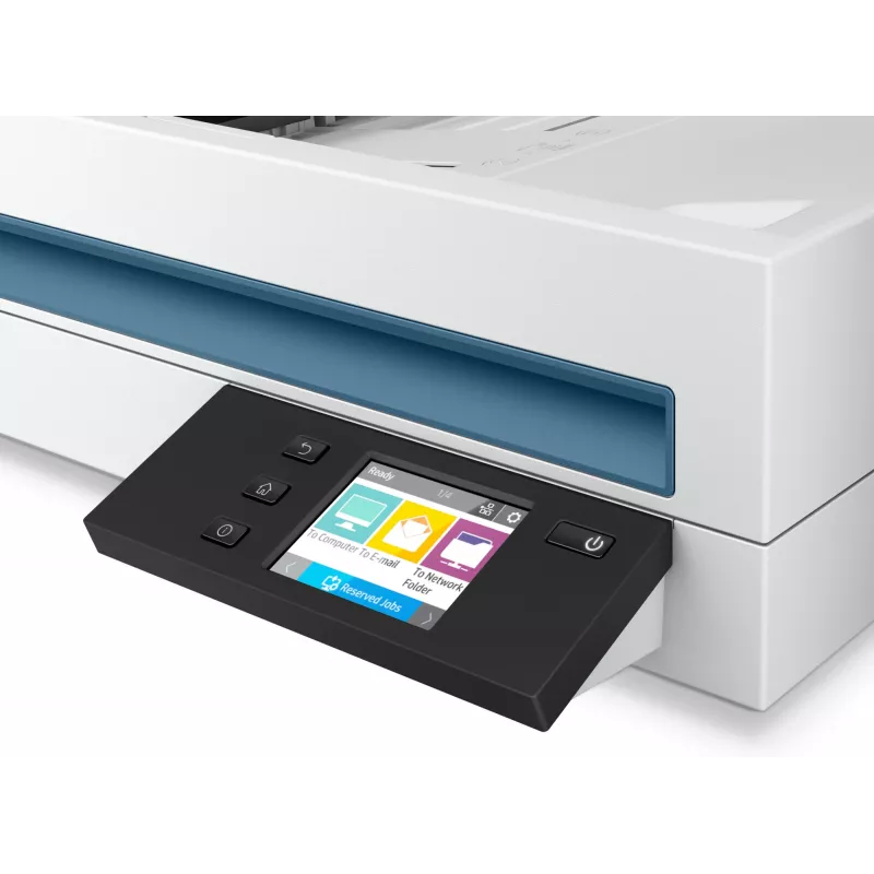 HP Scanjet Pro N4600 fnw1 Skaner płaski i z automatycznym podajnikiem dokumentów 1200 x 1200 DPI A5 Biały