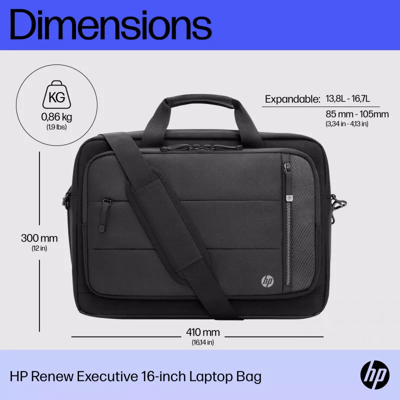 HP Renew Executive torba na laptopa 16 cali, typ messenger