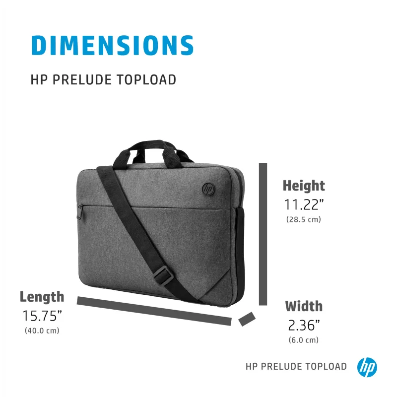 HP Prelude Toploader 15,6 cala, torba typu toploader, 39,6 cm (15,6 cala), 300 g