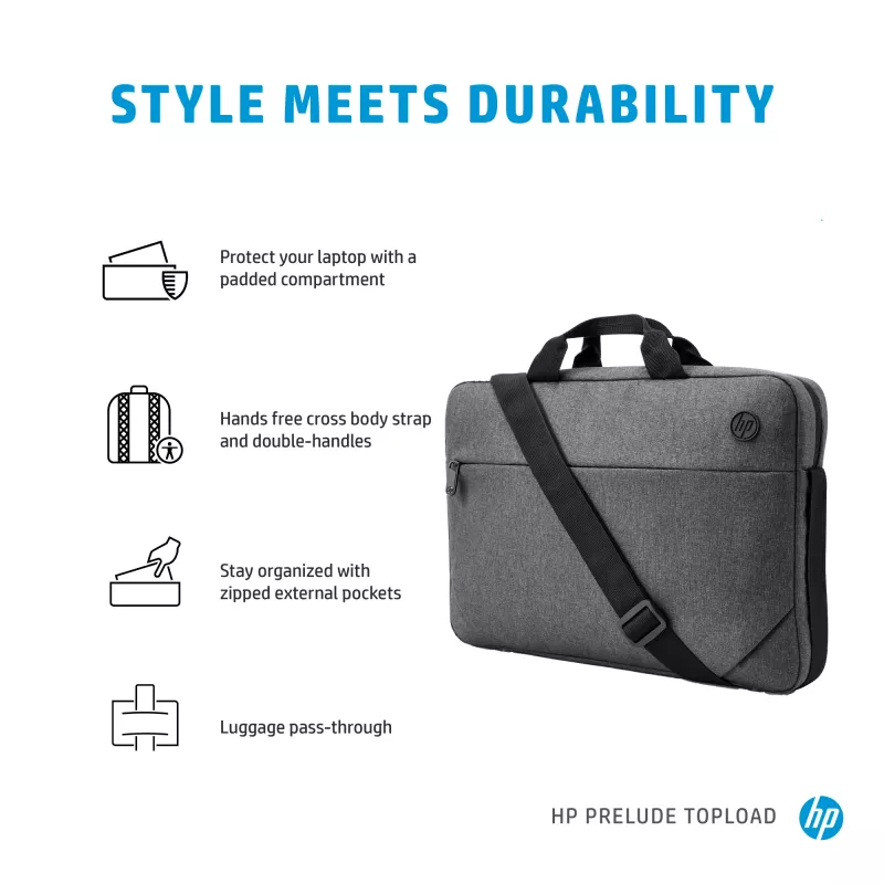 HP Prelude Toploader 15,6 cala, torba typu toploader, 39,6 cm (15,6 cala), 300 g