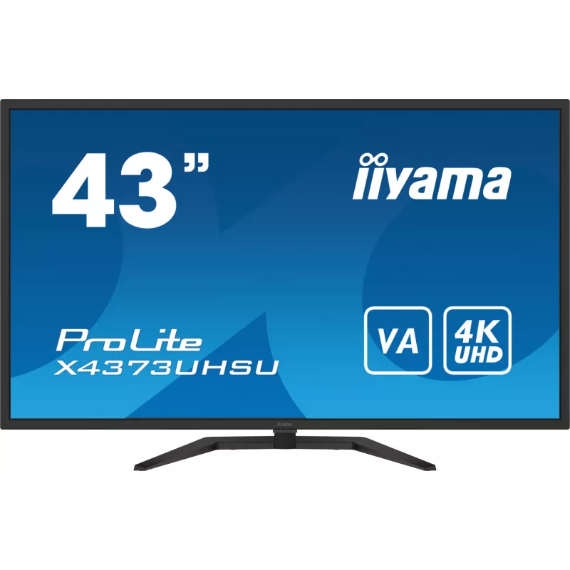 Monitor komputerowy iiyama ProLite X4373UHSU-B1 108 cm (42,5 cala) 3840 x 2160 pikseli 4K Ultra HD Czarny