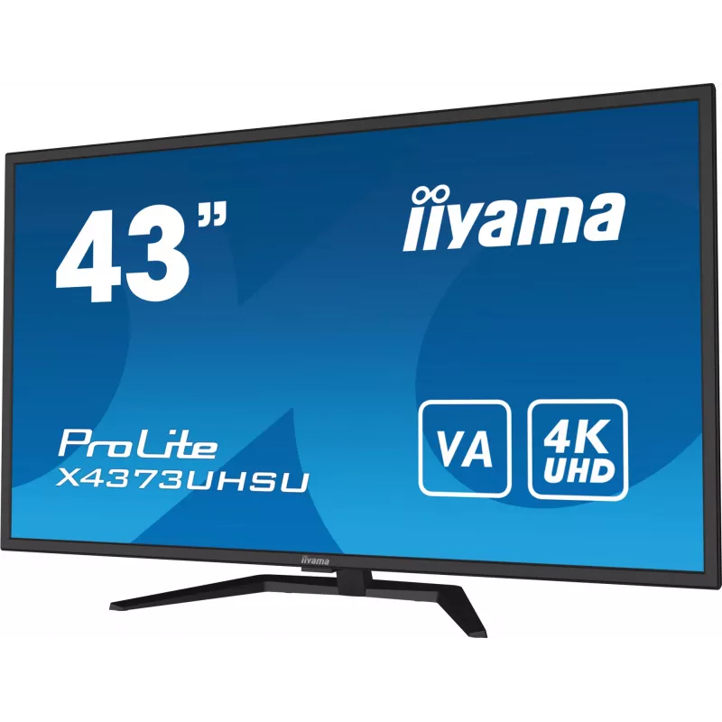 Monitor komputerowy iiyama ProLite X4373UHSU-B1 108 cm (42,5 cala) 3840 x 2160 pikseli 4K Ultra HD Czarny