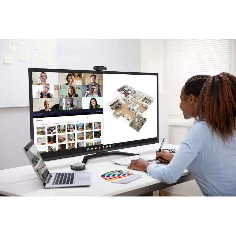 Monitor komputerowy iiyama ProLite X4373UHSU-B1 108 cm (42,5 cala) 3840 x 2160 pikseli 4K Ultra HD Czarny