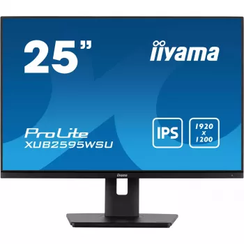 Monitor komputerowy iiyama ProLite XUB2595WSU-B5 63,5 cm (25 cali) 1920 x 1200 pikseli WUXGA LED Czarny