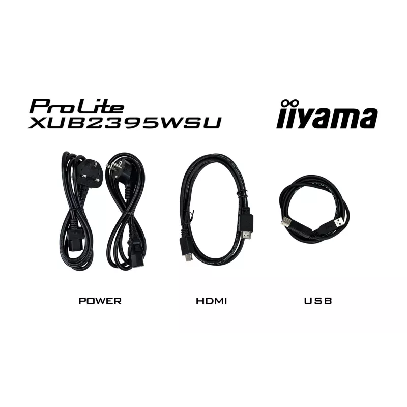 Monitor komputerowy iiyama ProLite XUB2395WSU-B5 57,1 cm (22,5 cala) 1920 x 1200 pikseli WUXGA LED Czarny