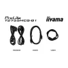 Monitor komputerowy iiyama ProLite T2755MSC-B1 68.6 cm (27 cali) 1920 x 1080 pikseli Full HD LED dotykowy, blat, czarny