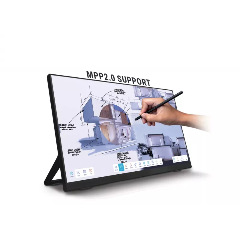 Monitor komputerowy iiyama ProLite T2255MSC-B1 54,6 cm (21,5 inch) 1920 x 1080 pikseli Full HD LCD dotykowy Czarny