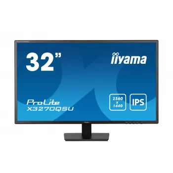 Monitor komputerowy iiyama ProLite X3270QSU-B1 80 cm (31,5 cala) 2560 x 1440 pikseli Wide Quad HD LED Czarny
