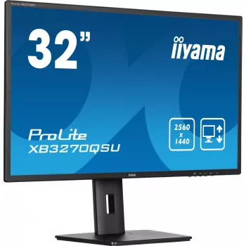 Monitor komputerowy iiyama ProLite XB3270QSU-B1 80 cm (31,5 cala) 2560 x 1440 pikseli Quad HD LED Czarny