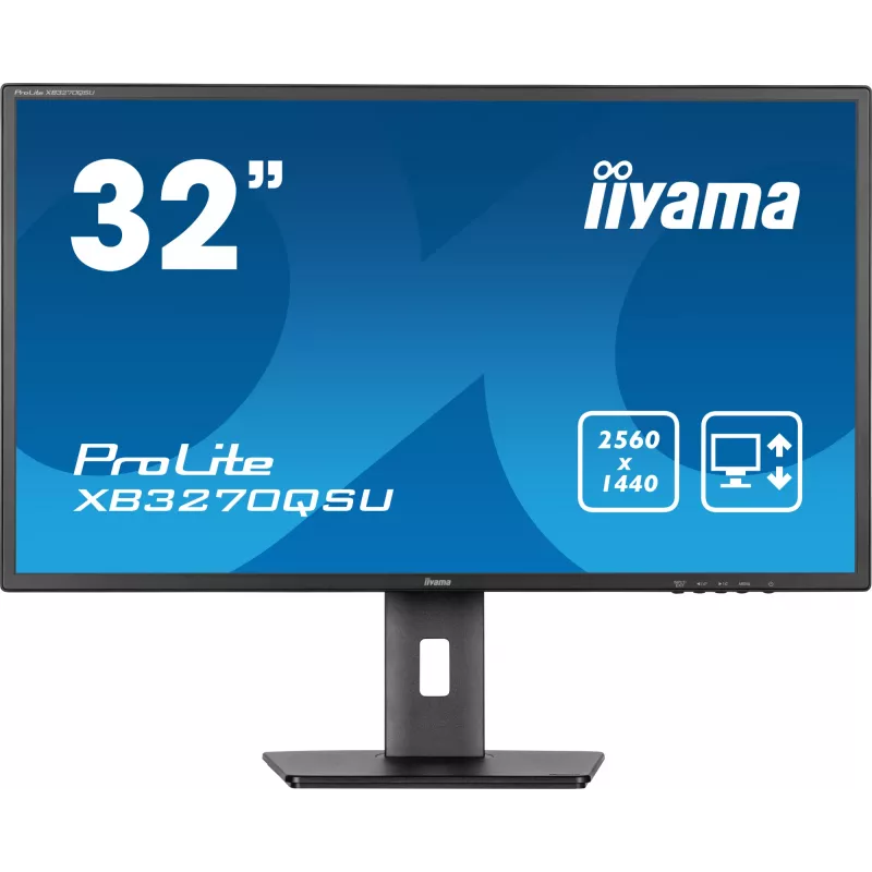 Monitor komputerowy iiyama ProLite XB3270QSU-B1 80 cm (31,5 cala) 2560 x 1440 pikseli Quad HD LED Czarny